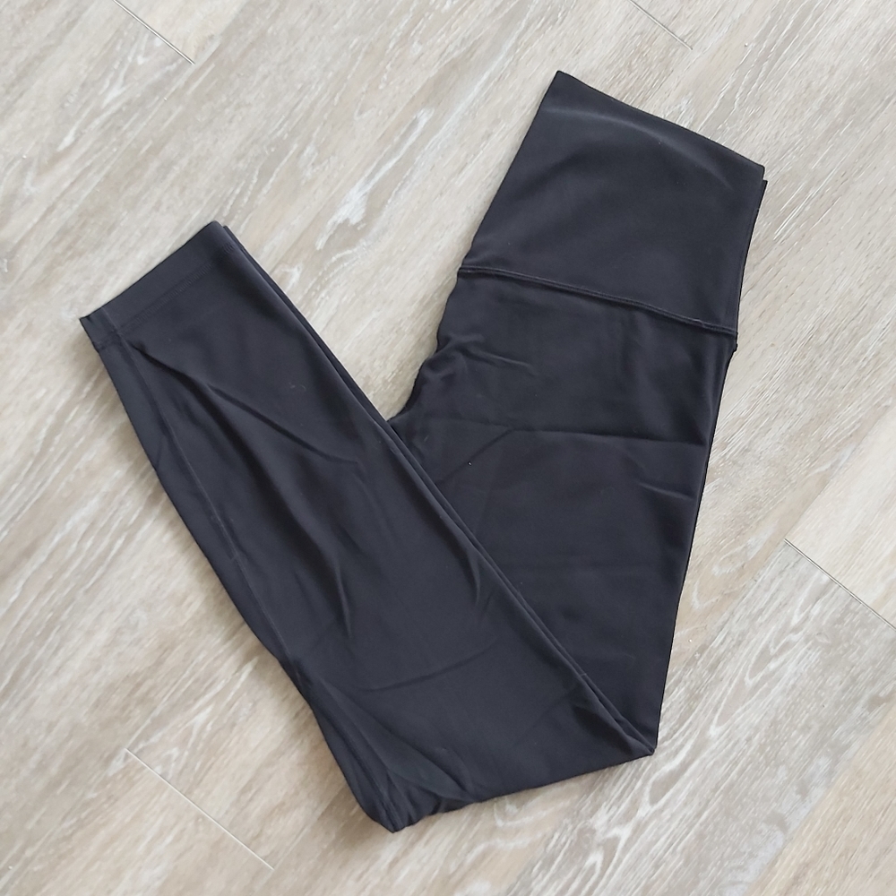 Lululemon Full on Luon high waisted crop leggings